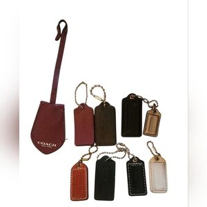 Coach Multicolor Leather Tag Collection